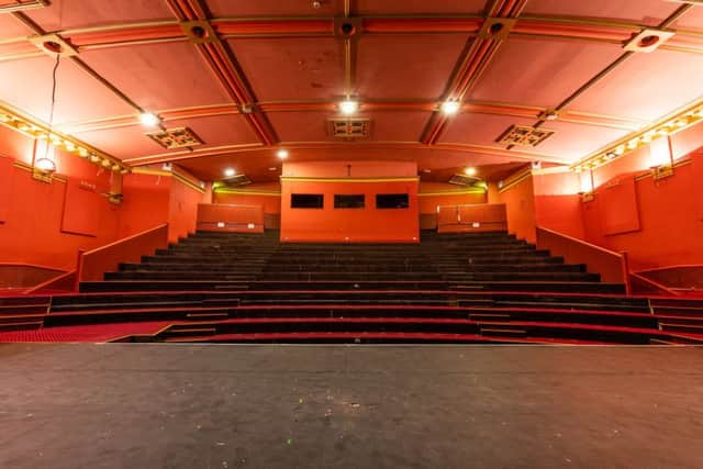 Alnwick Playhouse with the seats removed. Picture by Andrew Mounsey