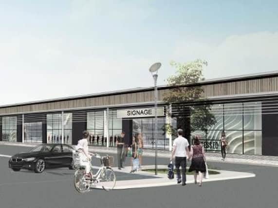 An early artists impression of how the Low Prudhoe retail development could look.
