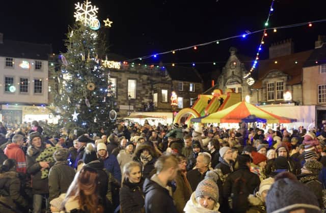 Switch-on of Alnwick Christmas Lights in 2016.