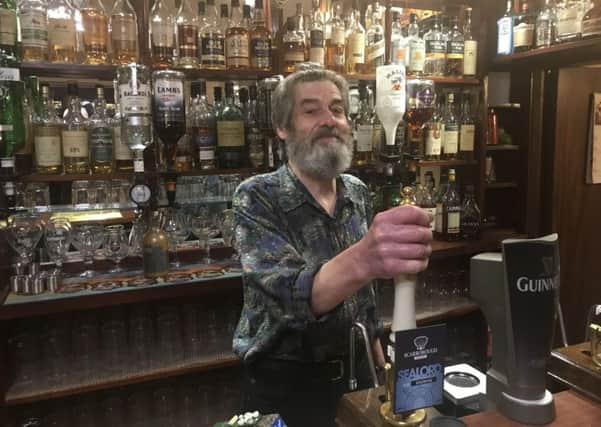 Gus Odlin, retiring landlord at the John Bull Inn, Alnwick.