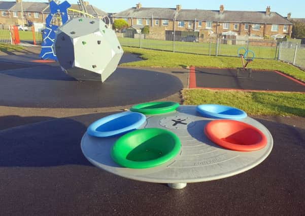The refurbished playpark in Central Parkway, Newbiggin.