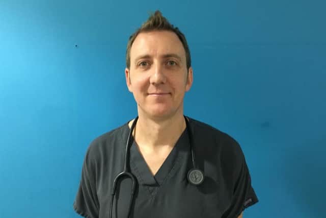 Dr Mark Harrison, emergency medicine consultant at Northumbria Healthcare NHS Foundation Trust.