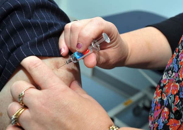 Front-line staff at Northumbria Healthcare are having flu jabs.