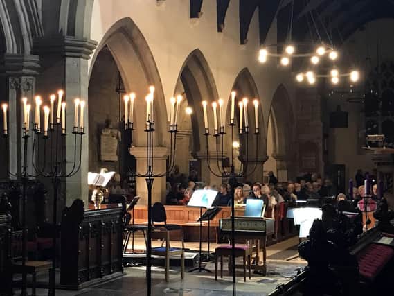 Baroque Christmas by Candlelight, by the Royal Northern Sinfonia, at St Michael's Church, Alnwick.