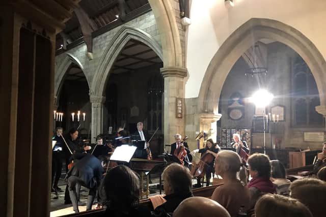 Baroque Christmas by Candlelight, by the Royal Northern Sinfonia, at St Michael's Church, Alnwick.