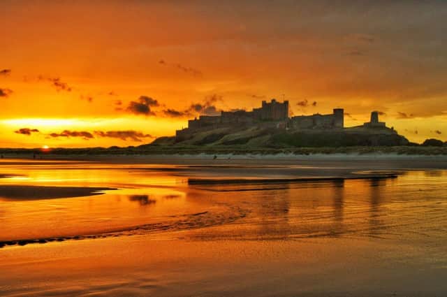 The sand looks like molten gold in this cracking Darren Chapman shot of Bamburgh Castle. 199 Facebook likes