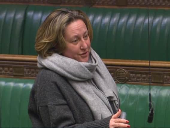Berwick MP Anne-Marie Trevelyan during the debate on the draft local government finance settlement.