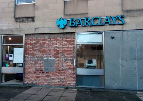The Barclays branch in Ponteland is closing on January 25.
