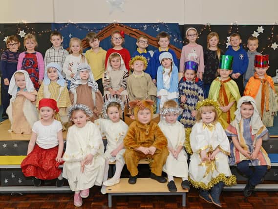The little ones at St Michael's CoE Primary School, Alnwick, in their Nativity play.
