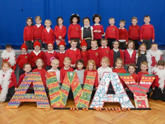 Wooler First School's pupils who performed Away in a Manger.