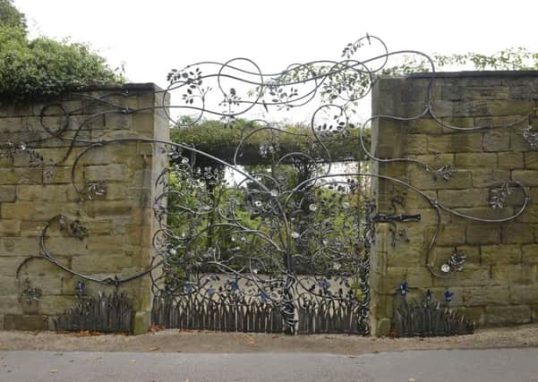 The award-winning gates.
