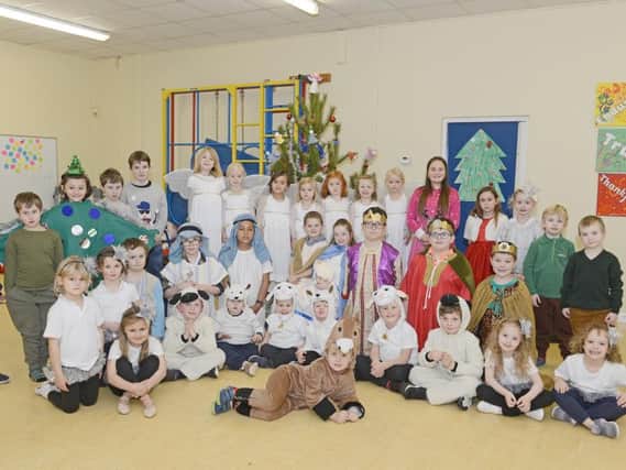 The Nativity scene was recreated by pupils at Embleton Vincent Edwards C of E Primary School.