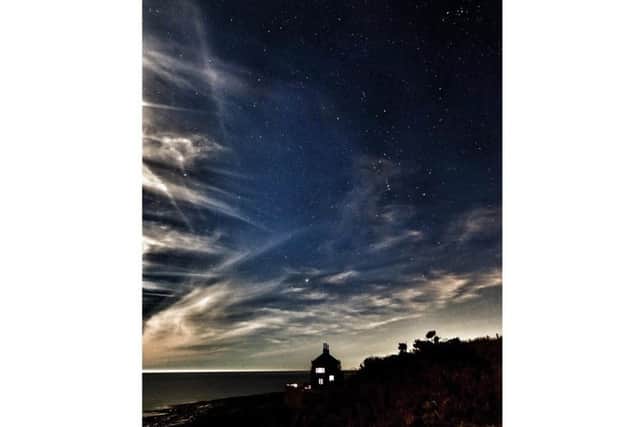 A blanket of stars over The Bathing House at Howick by Richard Smith. 469 Facebook likes