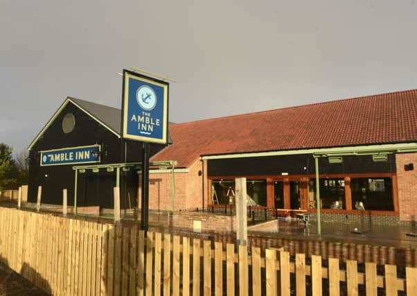 The new Amble Inn, which is due to open on Monday.  Picture by Jane Coltman