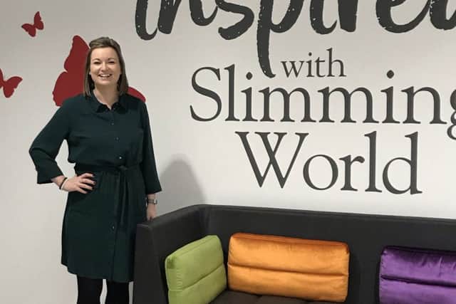 Rachael Pietruszka who lost nearly three stone and is now a Slimming World consultant.