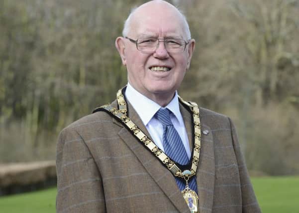 The Mayor of Alnwick, Coun Alan Symmonds