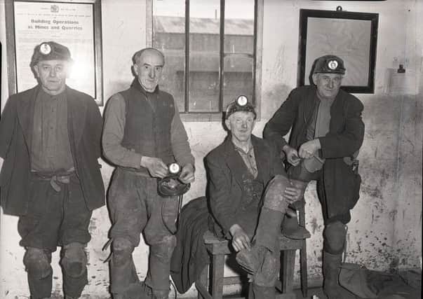 Blackhill Colliery workers. Picture courtesy of Berwick Records Office