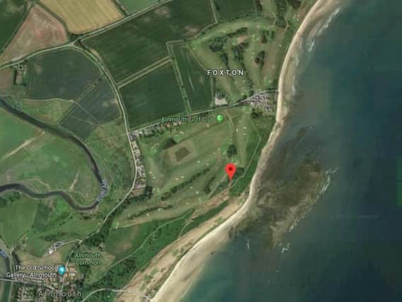 The location of Link End Caravan Park at Alnmouth. Picture from Google