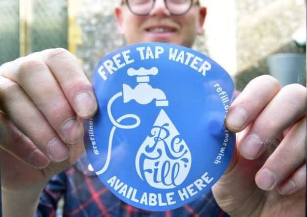 Businesses are being encouraged to sign up to the Refill scheme to help reduce plastic litter.