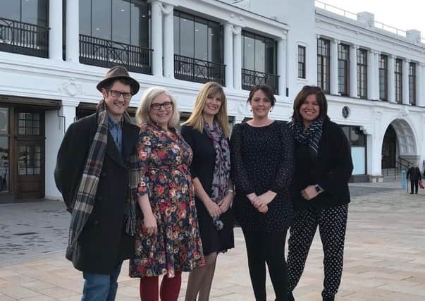 Paul and Lucy Hull, of The Love of the North; Sarah Hammersley and Mel Eaton, from WriteSpace; and Vikki Milne, of Blueberry Square, are organising Whitley Bay's first Poetry Festival.