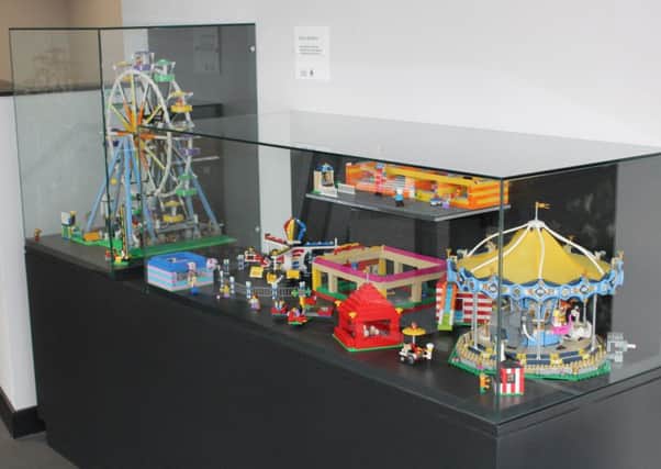 The Lego funfair made by students from John Spence Community High School now on display at the Spanish City, in Whitley Bay.