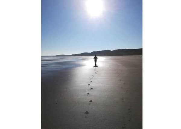 A beautiful sunny day and Bamburgh beach was all but deserted when Jane Foley got this beautiful photo. 179 Facebook likes