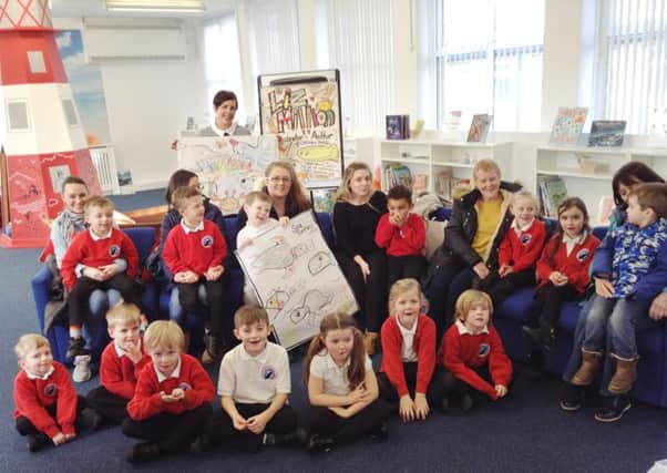 It's been a busy time in the library at Seahouses Primary School.