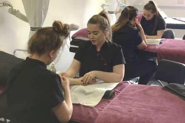 Beauty therapy is one of the appenticeships offers at Barnardos Employment Training and Skills (ETS) North centre.