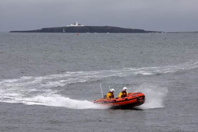 The new lifeboat at sea, demonstrating its abilities.Picture by Adrian Don