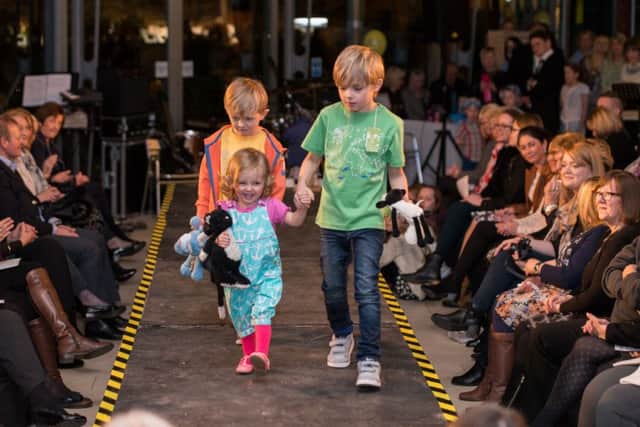 HospiceCare Fashion Show - youngsters show off on the catwalk