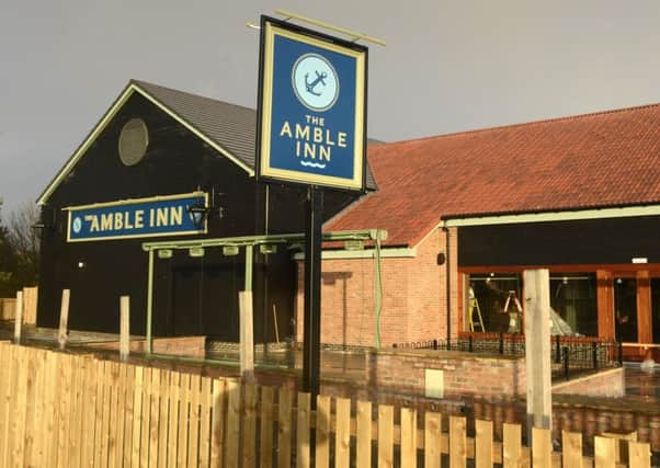 The Amble Inn. Picture by Jane Coltman