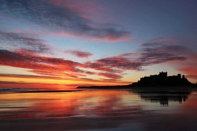 SECOND: Beautiful Bamburgh sunrise by Hugh Campbell. 275 likes