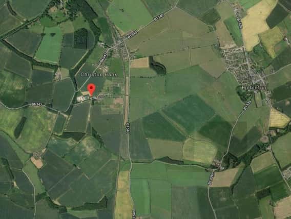 The site of the proposed development at Christon Bank Farm. Picture from Google