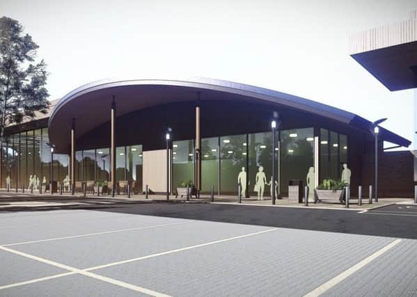 An artist's impression of the proposed new M&S store.