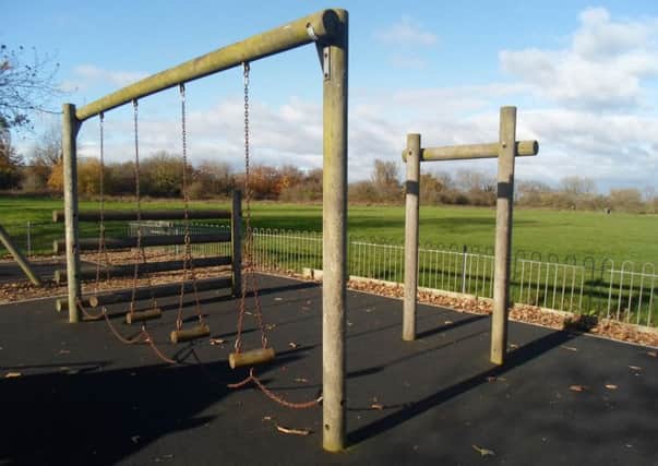 A section of the current play park in Linton.