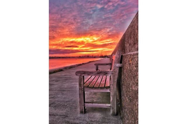 A gorgeous sunset at Berwick pier by Darren Chapman. 359 Facebook likes