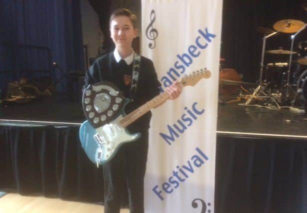 One of the winners at this year's Wansbeck Music Festival.