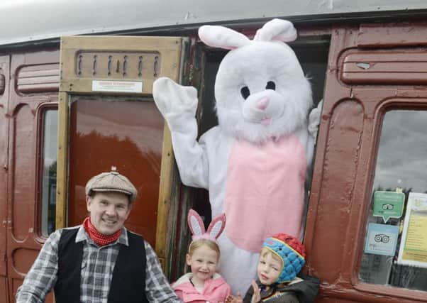 The Easter Bunny will be at the Aln Valley Railway.