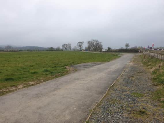 Looking down towards the location of the proposed new artificial pitch. Picture by Ben O'Connell