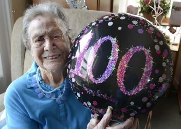 Dorothy Taylor has celebrated her 100th birthday. Picture by Jane Coltman