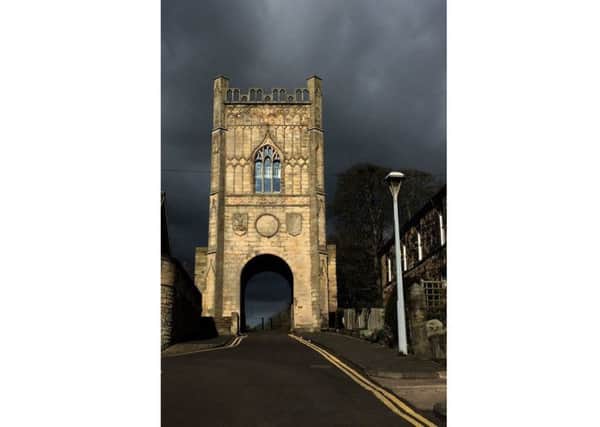 FIRST: Storm clouds behind the Pottergate Tower in Alnwick, captured by Jason Whiting. 810 Facebook likes