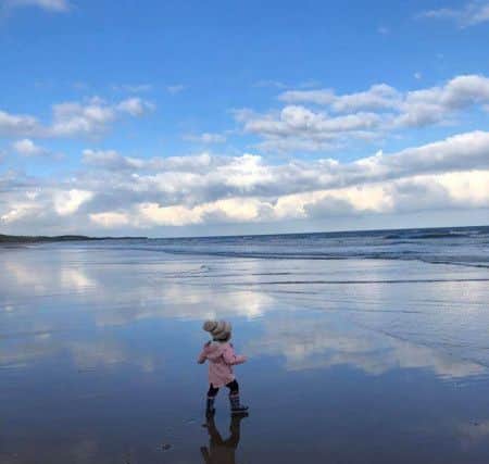 SECOND: Lovely reflections at Druridge Bay beach by Jodie Tanner. 357 Facebook likes