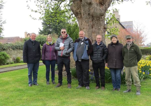 Northumbria in Bloom judges David Patterson and Keith Blundell are pictured with volunteers Jim Beattie, Ann Malloy, John Malloy, Fiona Breitholtz and Shaun Barker during their spring visit to Lesbury and Hispburn. Picture by Didrik Breitholtz