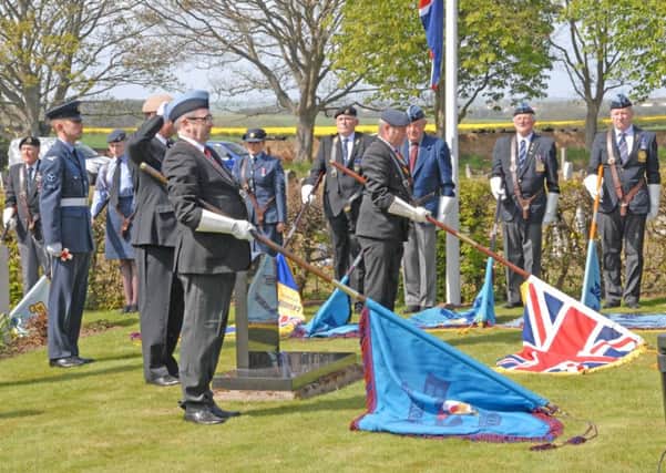 The Commonwealth and Allied Airmen's remembrance ceremony at Chevington.  Picture by RAFA Newcastle