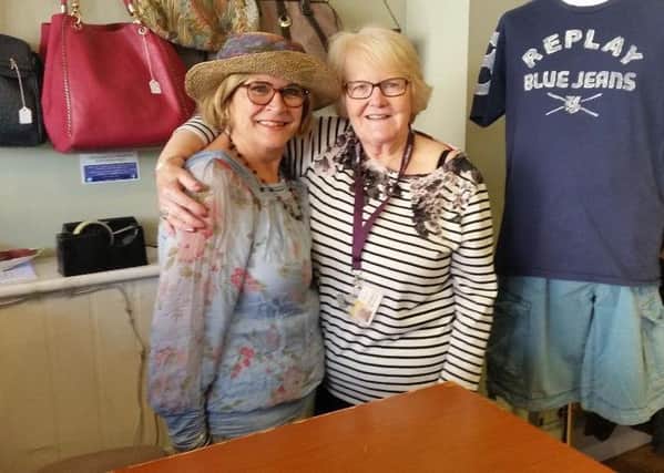 Volunteers at the Wear & Care shop in Wooler.