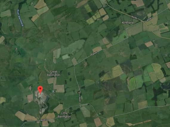 The location of Divet Hill Quarry, where permission has been granted for operations to continue until 2021. Picture from Google