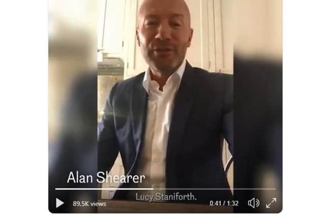 Lucy Staniforth's place in the squad was announced by Alan Shearer.