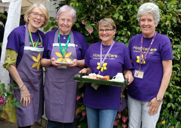 Some of the HospiceCare North Northumberland volunteers.