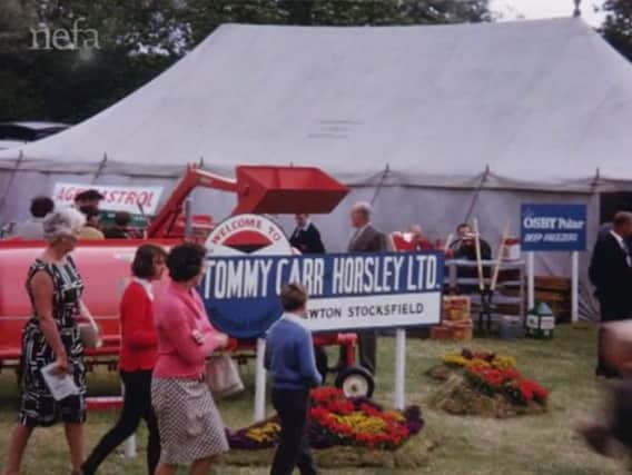 Northumberland County Show in 1964.