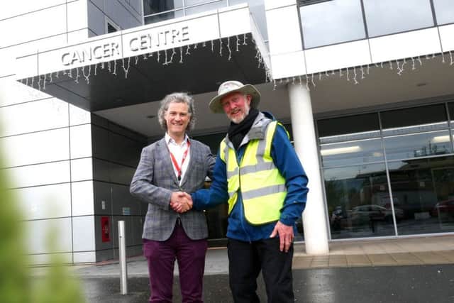 Brian Burnie meets Prof Joe O'Sullivan at the Belfast City Hospital Cancer Centre.